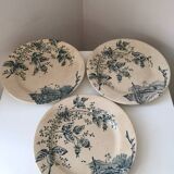 Antique Boutras Iron Earth Plates