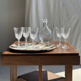 Set of 5 classic flared stemmed glasses