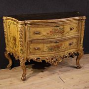 Commode vénitienne de style baroque du 20e siècle