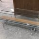 1970s design coffee table, combining transparency and visual lightness.