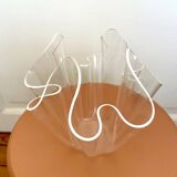 Vintage draped plexiglass cup