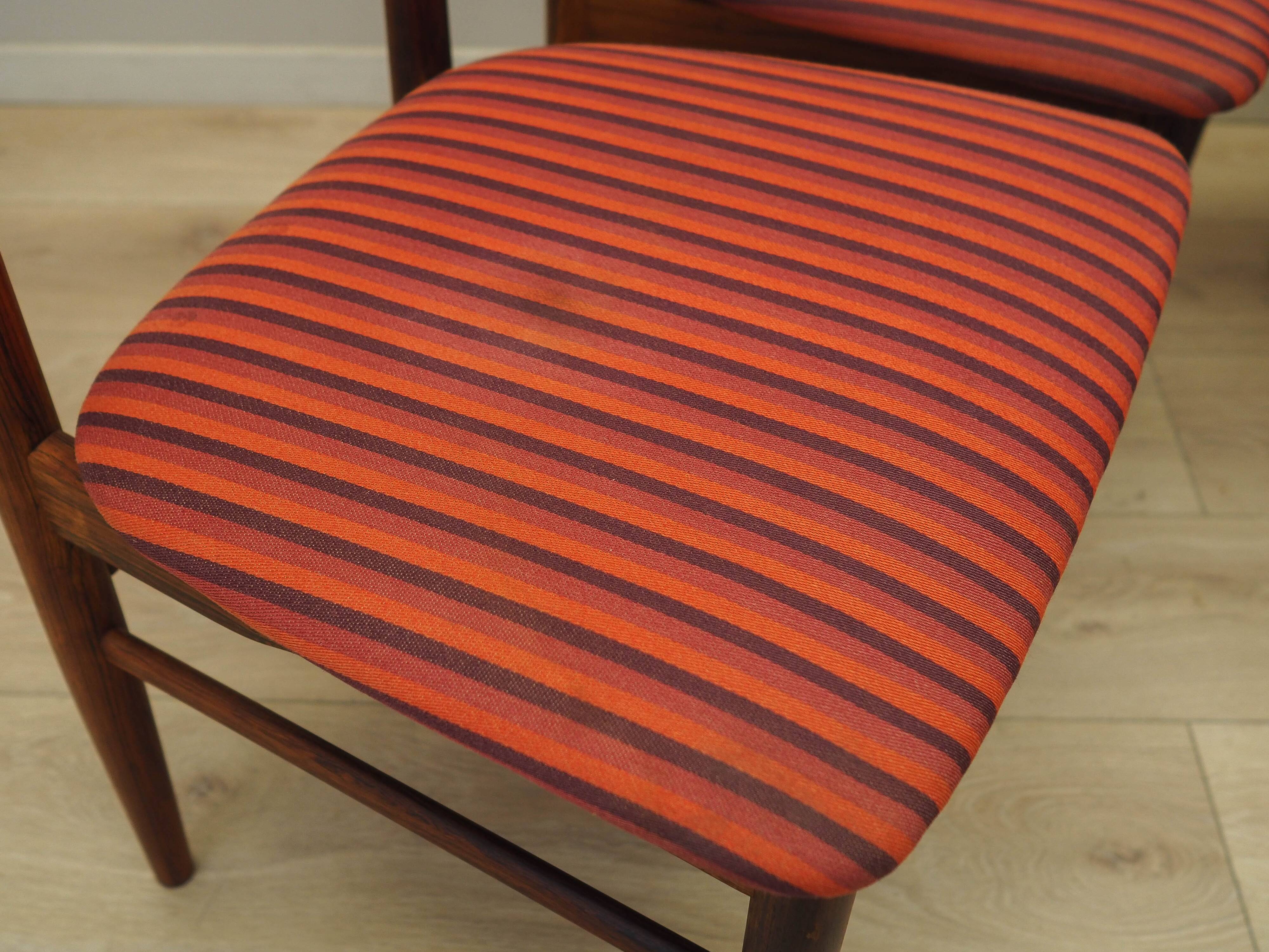 Set of six rosewood chairs, Danish design, 1970s,  Skovby Møbelfabrik