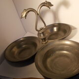 Pewter display of the Manoir Paris