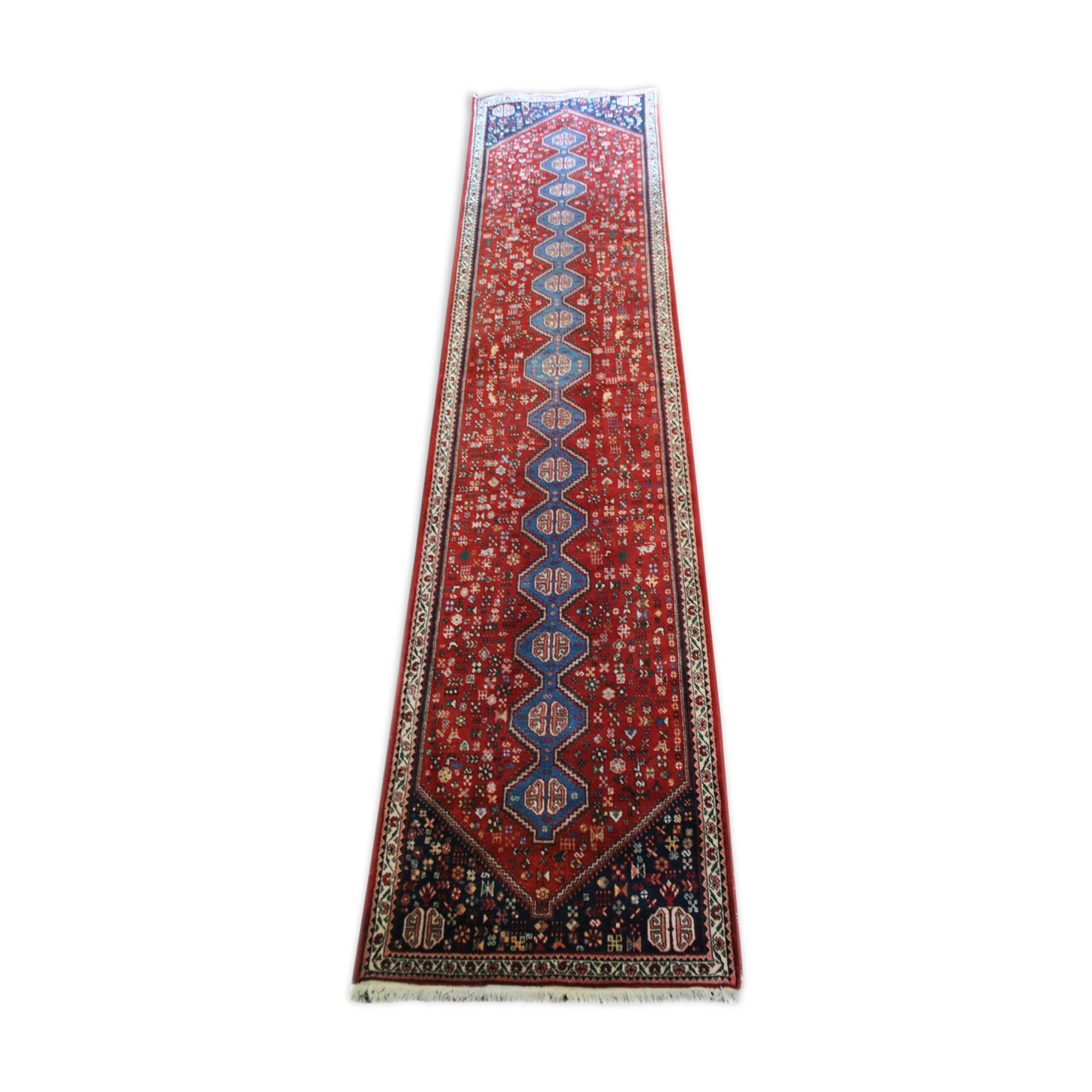 Authentic Persian hallway rug 390cm x 84cm