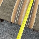 Paire de chaises anciennes style Louis XIII à pieds torsadés