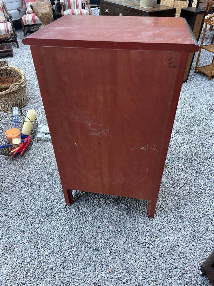 High chest of drawers chalet style