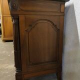 Louis XIV style sideboard in walnut and marble