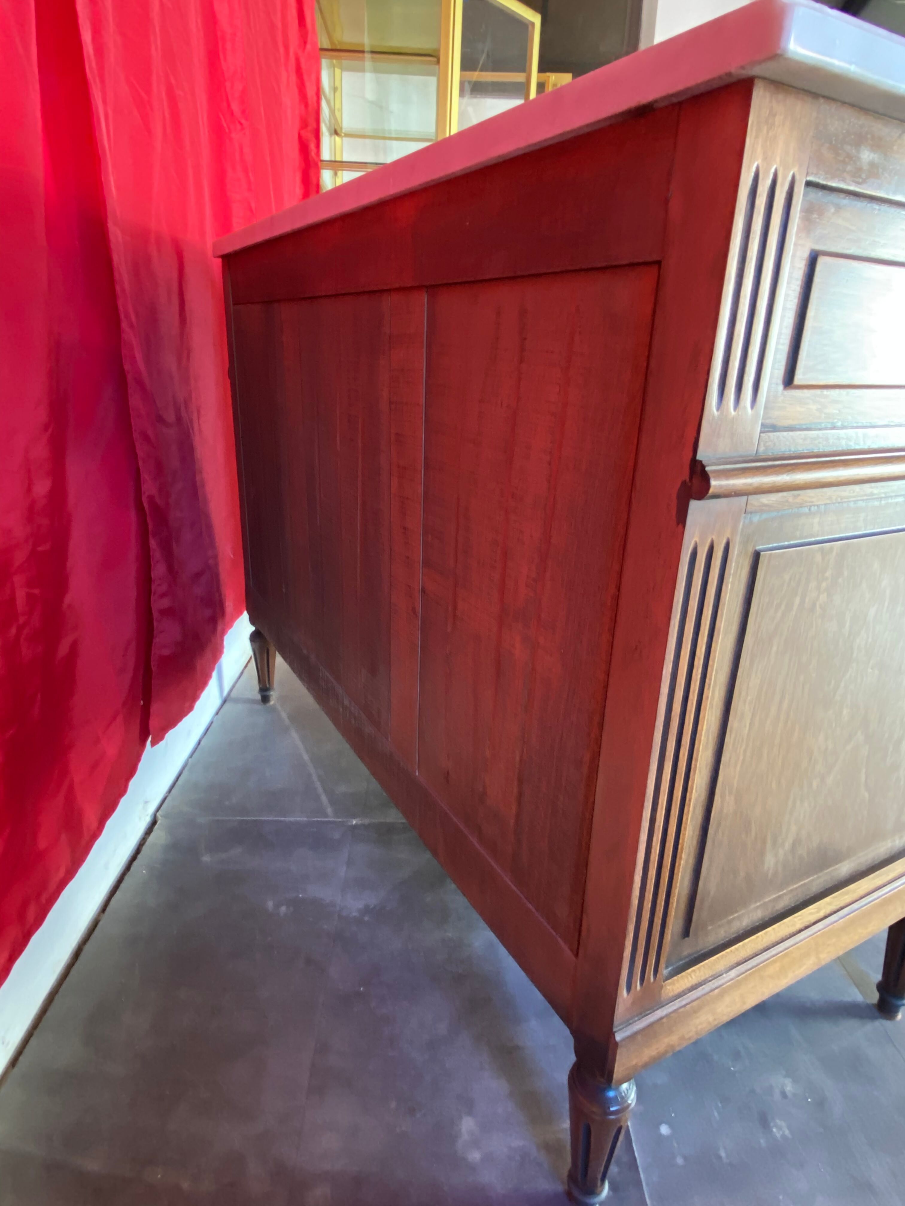 Mahogany chest of drawers Louis XVI 1950