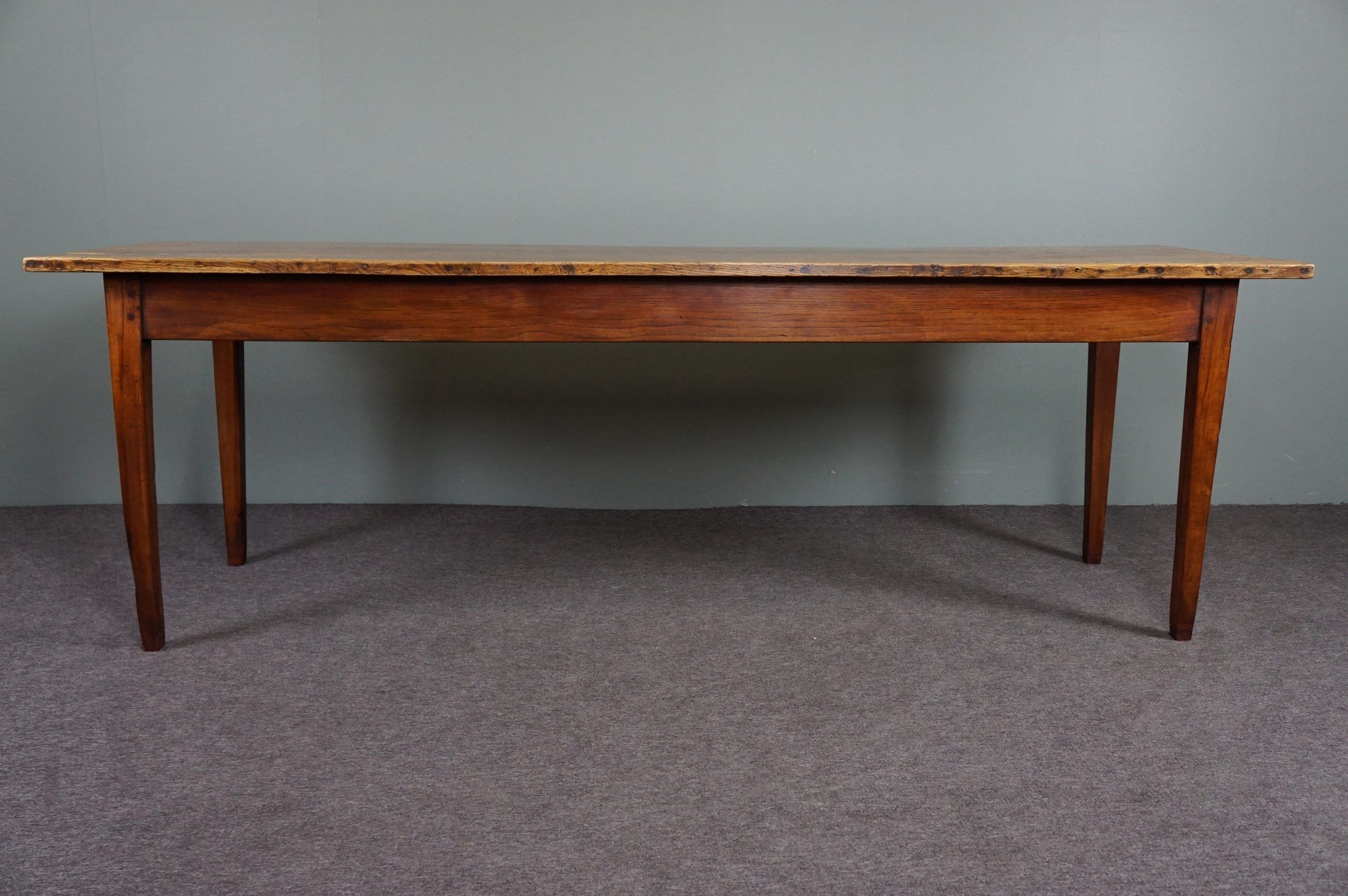 French farmhouse oak dining table circa 1880