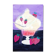 Ice cream cup with strawberries illustration