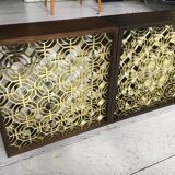 Paire d'appliques cadre en bois, Odreco