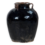 Vase ancien en céramique émaillée (c.1850)