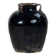Vase ancien en céramique émaillée (c.1850)