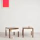 Pair of bedside tables by Florence Knoll, United States, 1960s