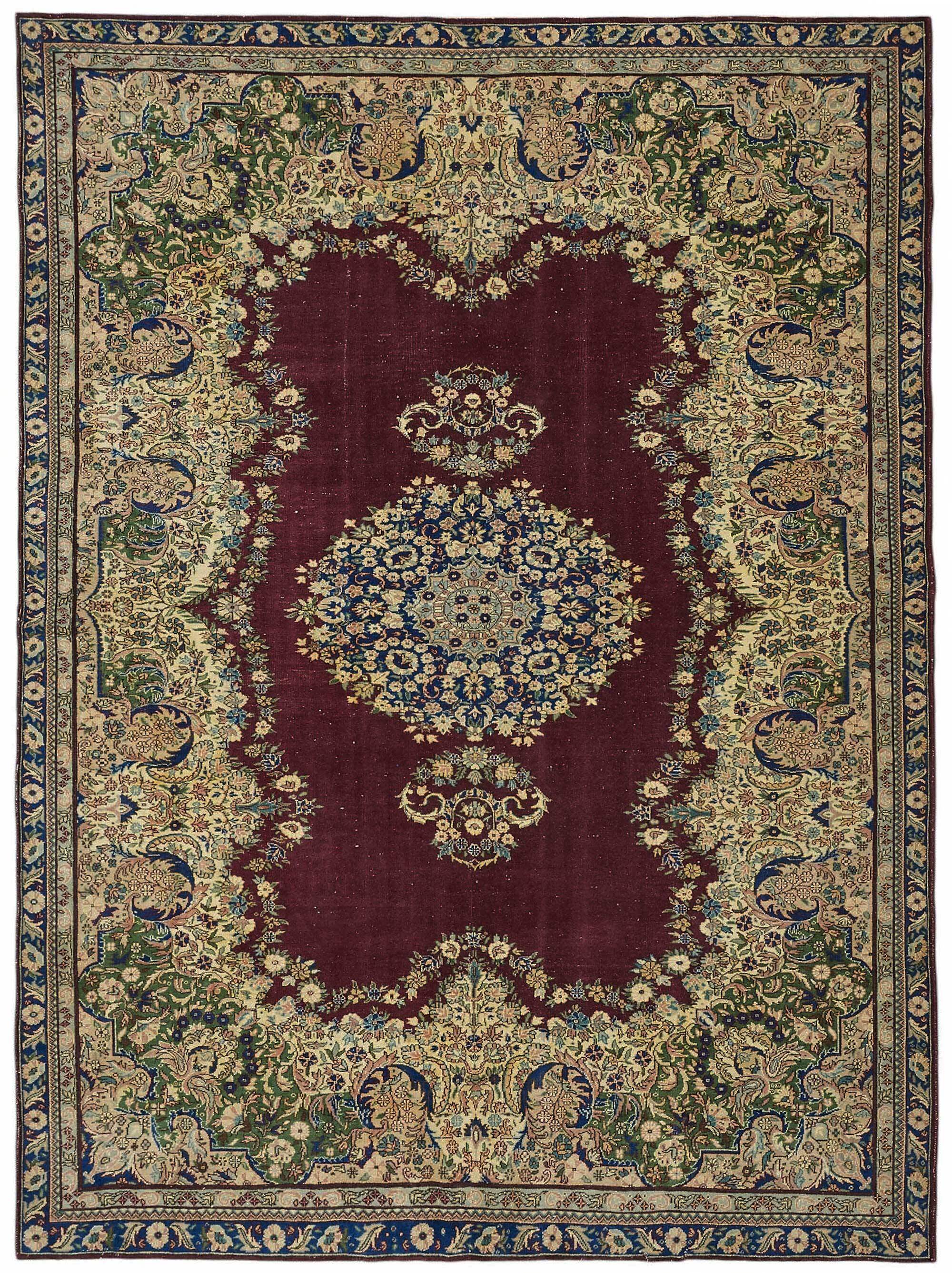 Turkish Wool Vintage Kayseri Rug 205 cm x 281 cm