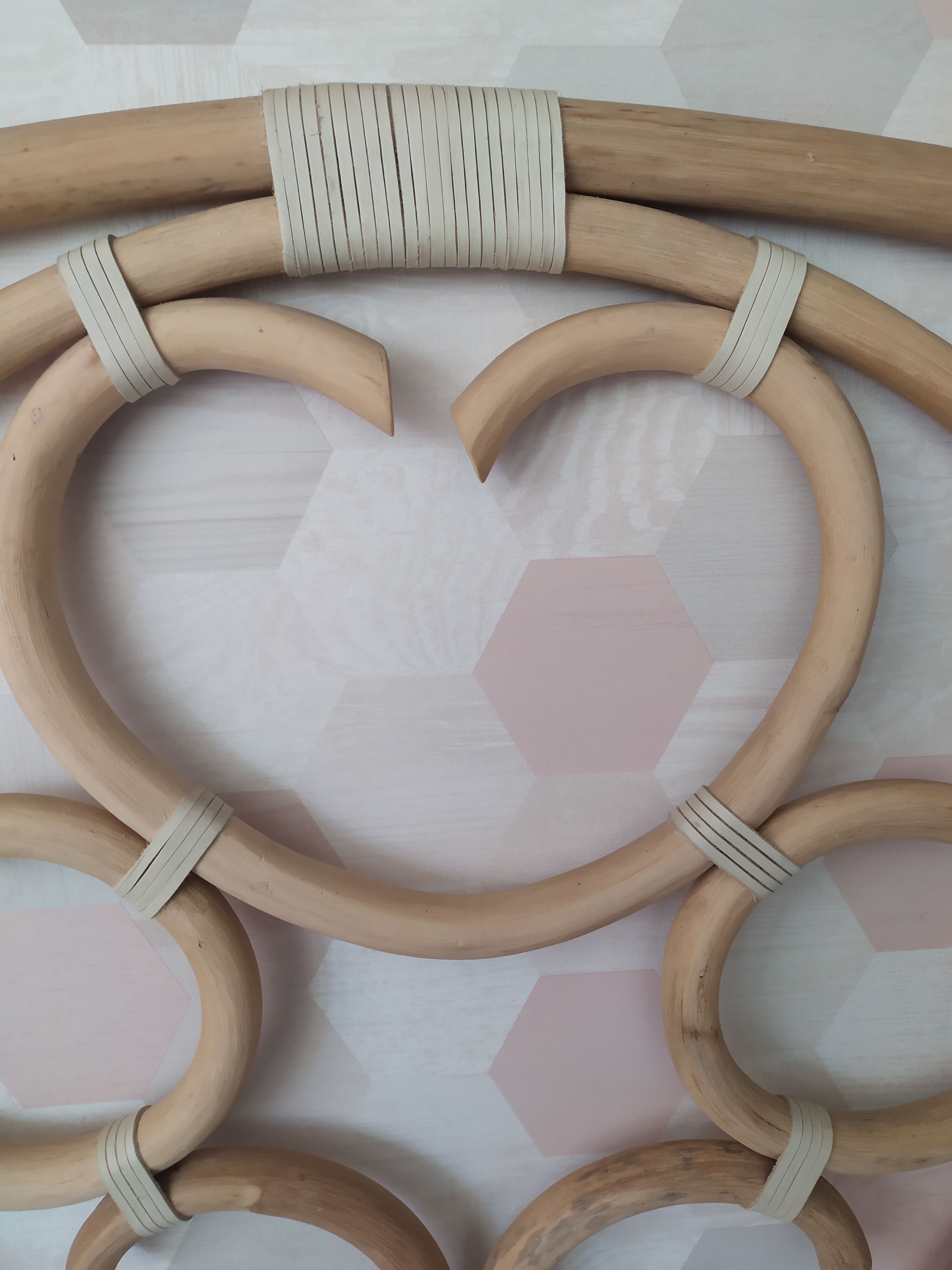 Rattan headboard for 140 bed
