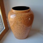 W.Germany 504-30 orange speckled vase 70s
