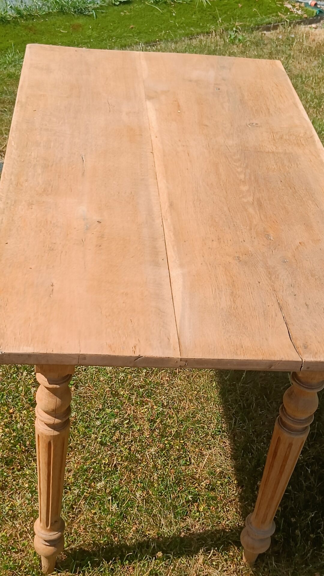 Oak farmhouse table