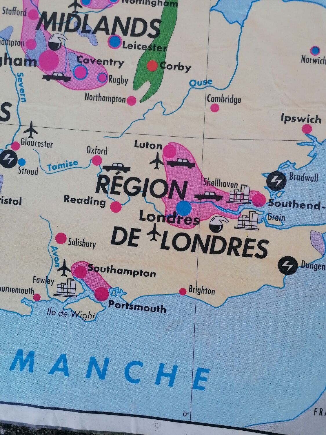 Old MDI card Benelux and British Isles