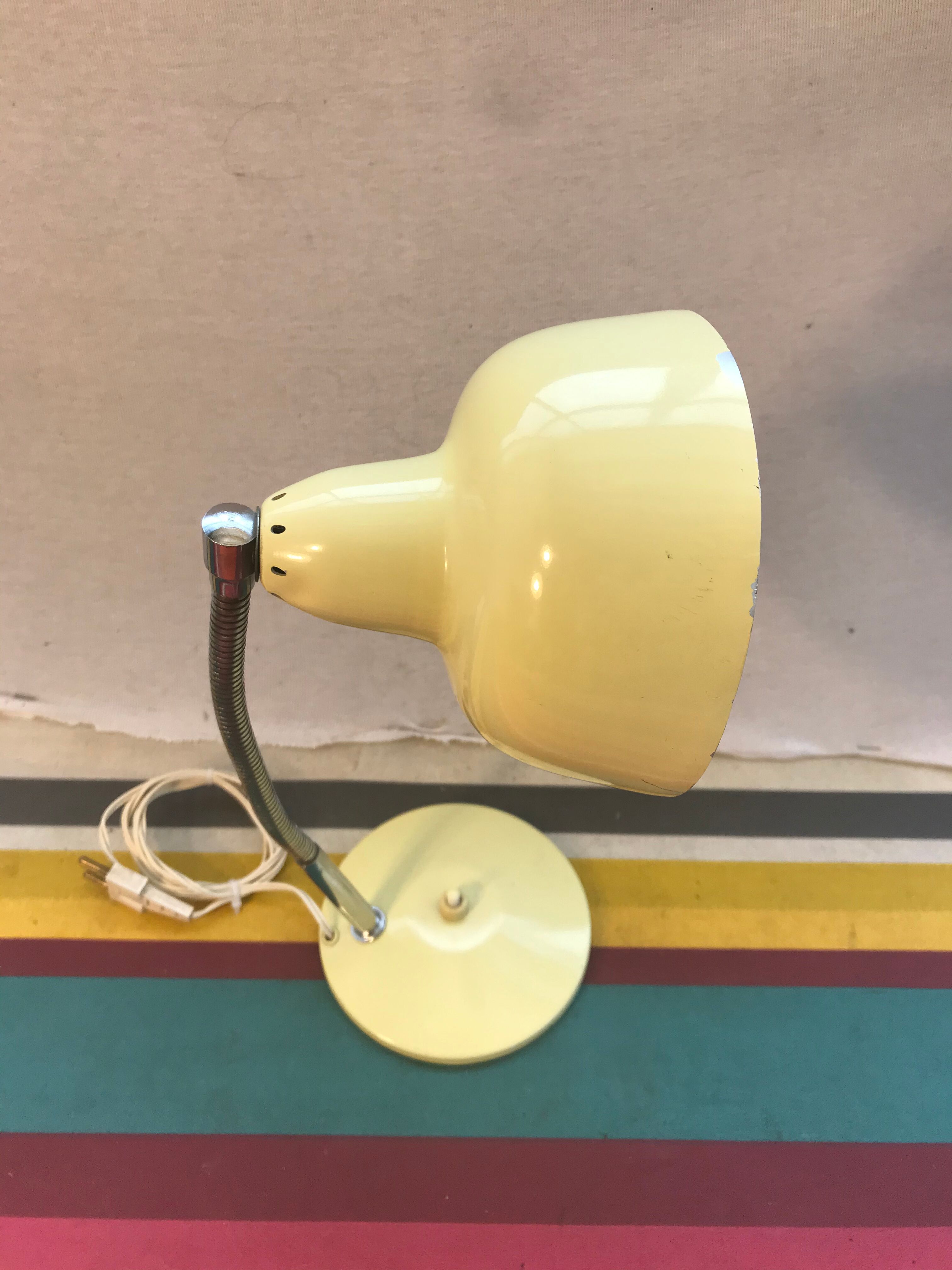 Aluminor metal metal flexible arms desk lamp - globe alu 70 vintage