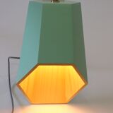 Lampe de table en bois polychrome Seletti minimaliste