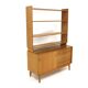Commode-bibliothèque scandinave en chêne, suède, 1960