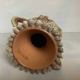 Shell vase folk art