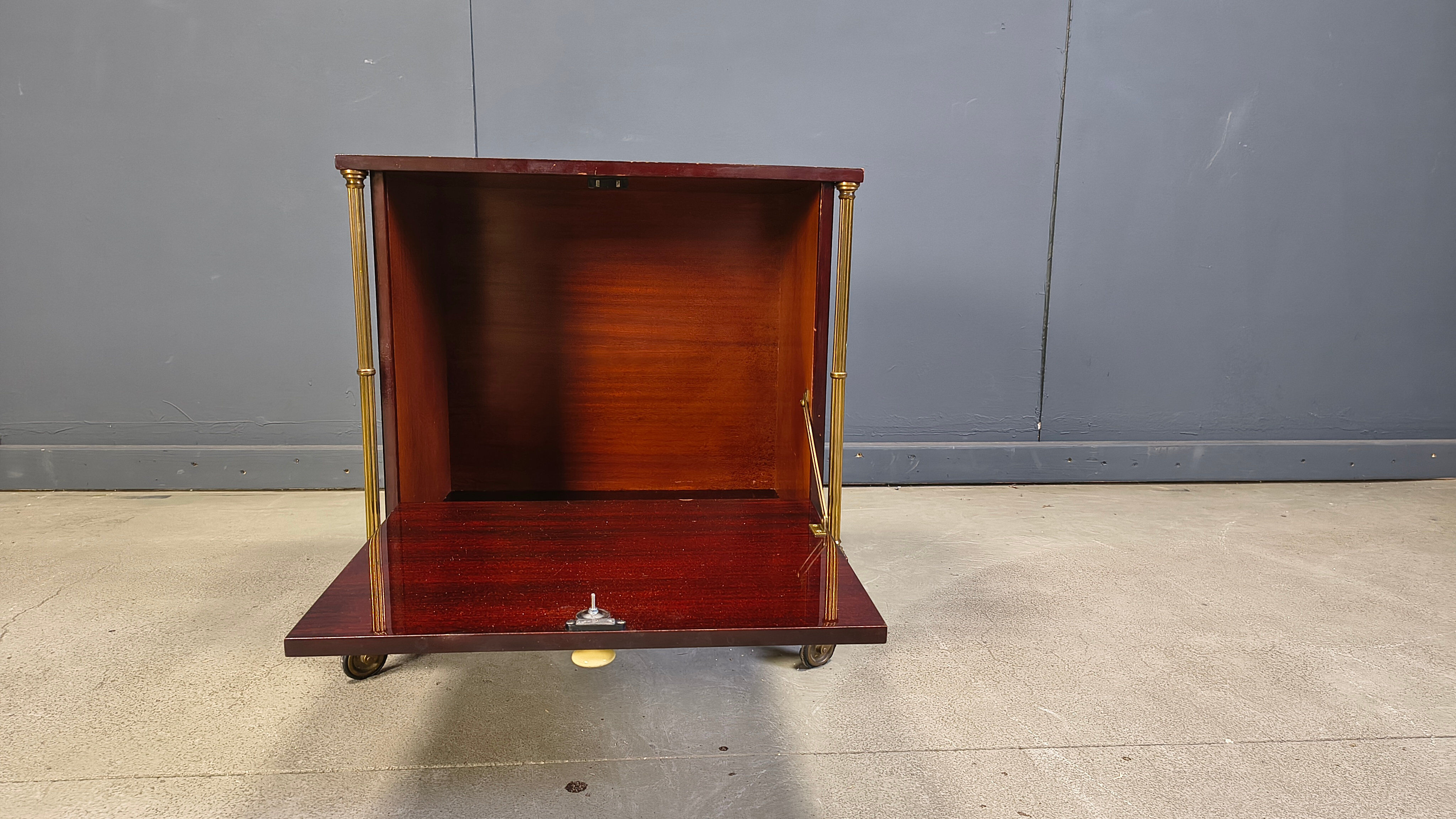 Mid-century modern French bar cabinet, 1960s