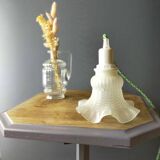 Opaque glass corolla lamp - switch socket