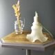 Opaque glass corolla lamp - switch socket