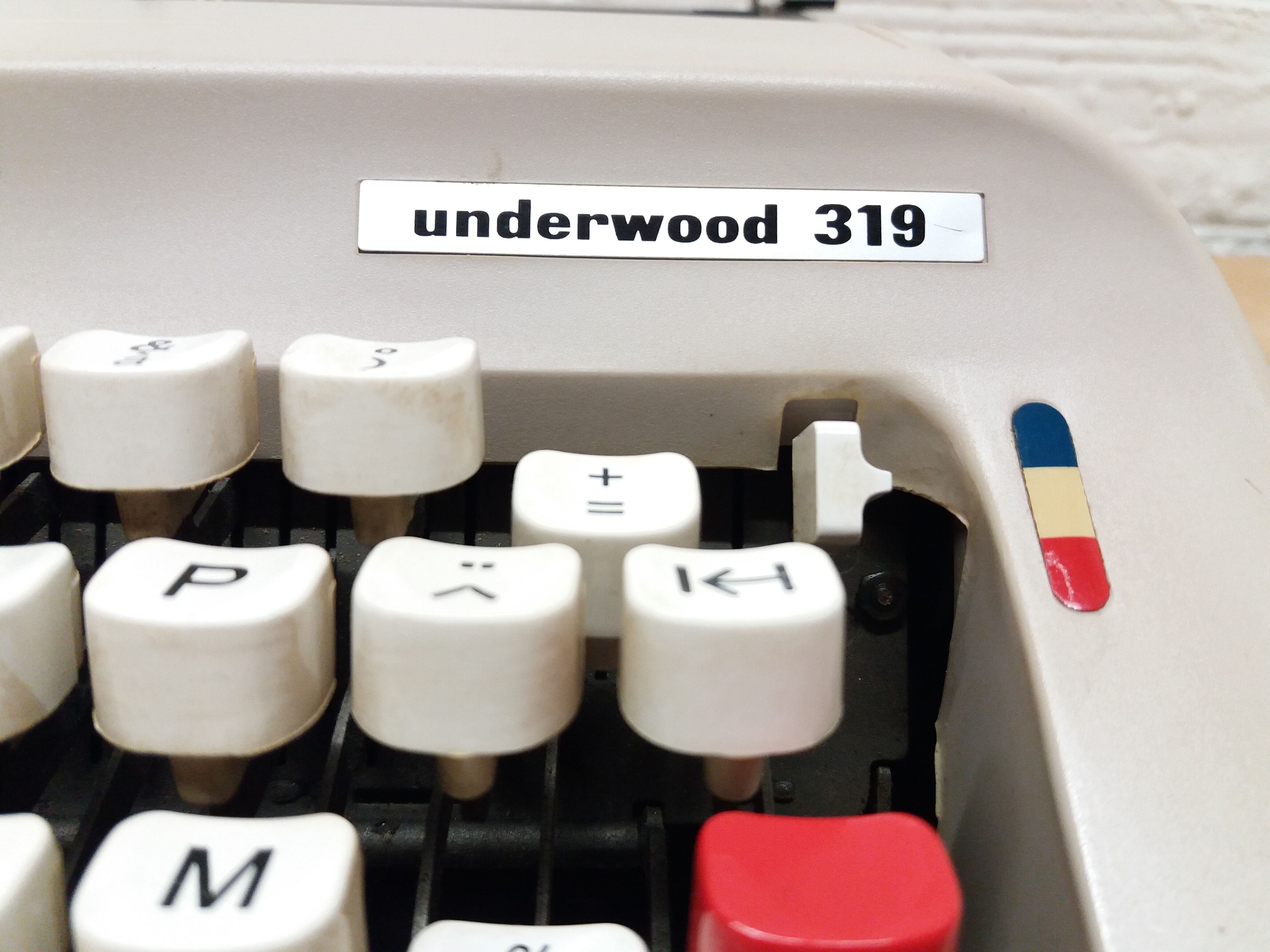 Underwood 319 typewriter