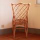 Trio of chairs in rattan Louis Sognot 50 60