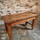 Antique French side table from the 19th century in cherry and oak – circa 1870