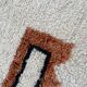 large Berber carpet Beni Ouarain new modern 195x300 cm