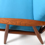 GE-270 Sofa in Teak by Hans Wegner