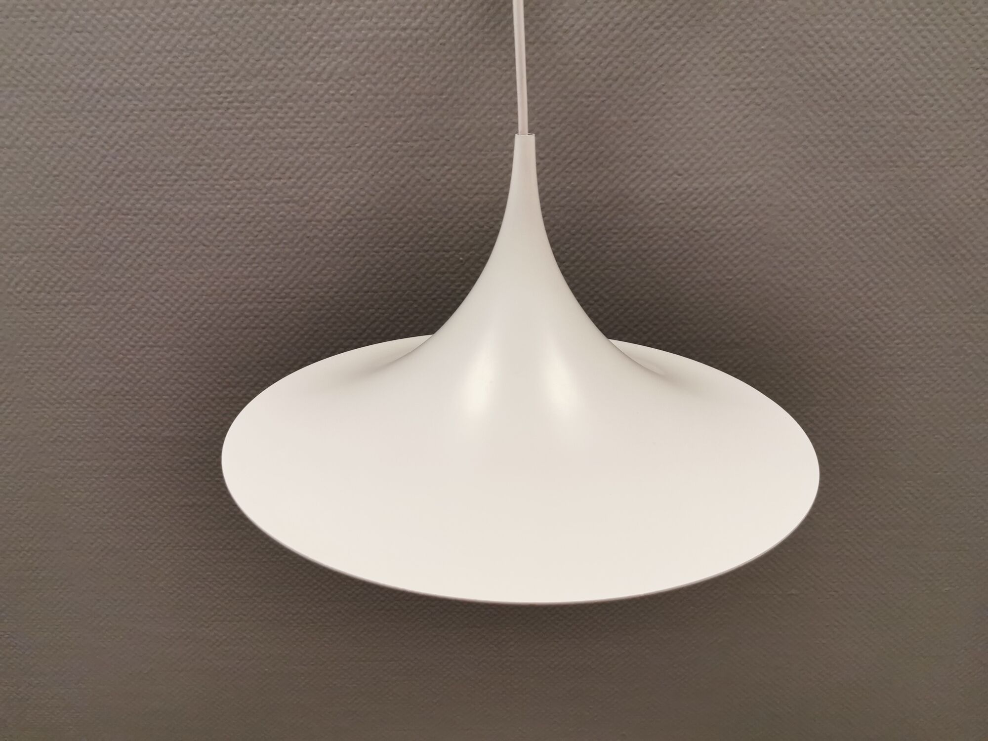 Semi hanging lamp, designed by Claus Bonderup & Torsten Thorup for Danish Fog & Mørup in 1974