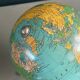Small vintage globe, Taride maps