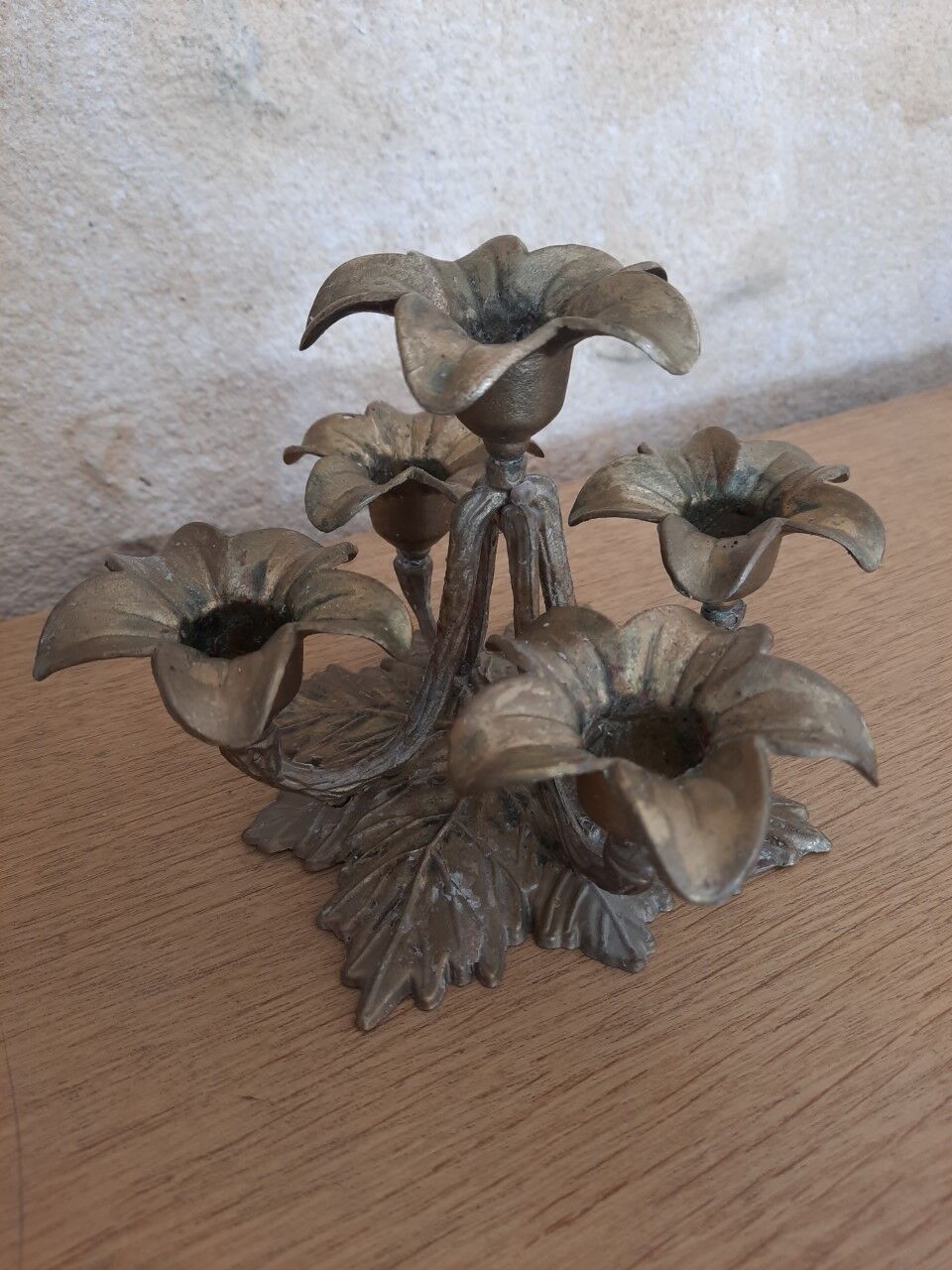 Antique candle holder