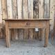 Petite console ou table de chevet en pin massif (rénovée)
