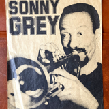 Poster Blues man trumpeter Sonny Grey
