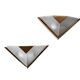 Pair of wall lamps mid century modern french 1970s vintage