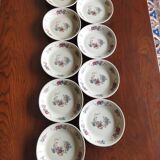 9 Pillivuyt “Orient” skullcap plates