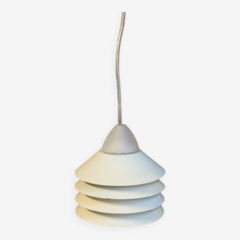 Petite suspension par design light modèle siam en métal laqué blanc , danemark, 1980s