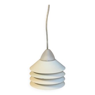 Petite suspension par design light modèle siam en métal laqué blanc , danemark, 1980s