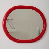 Miroir ovale rouge, 1970-1980