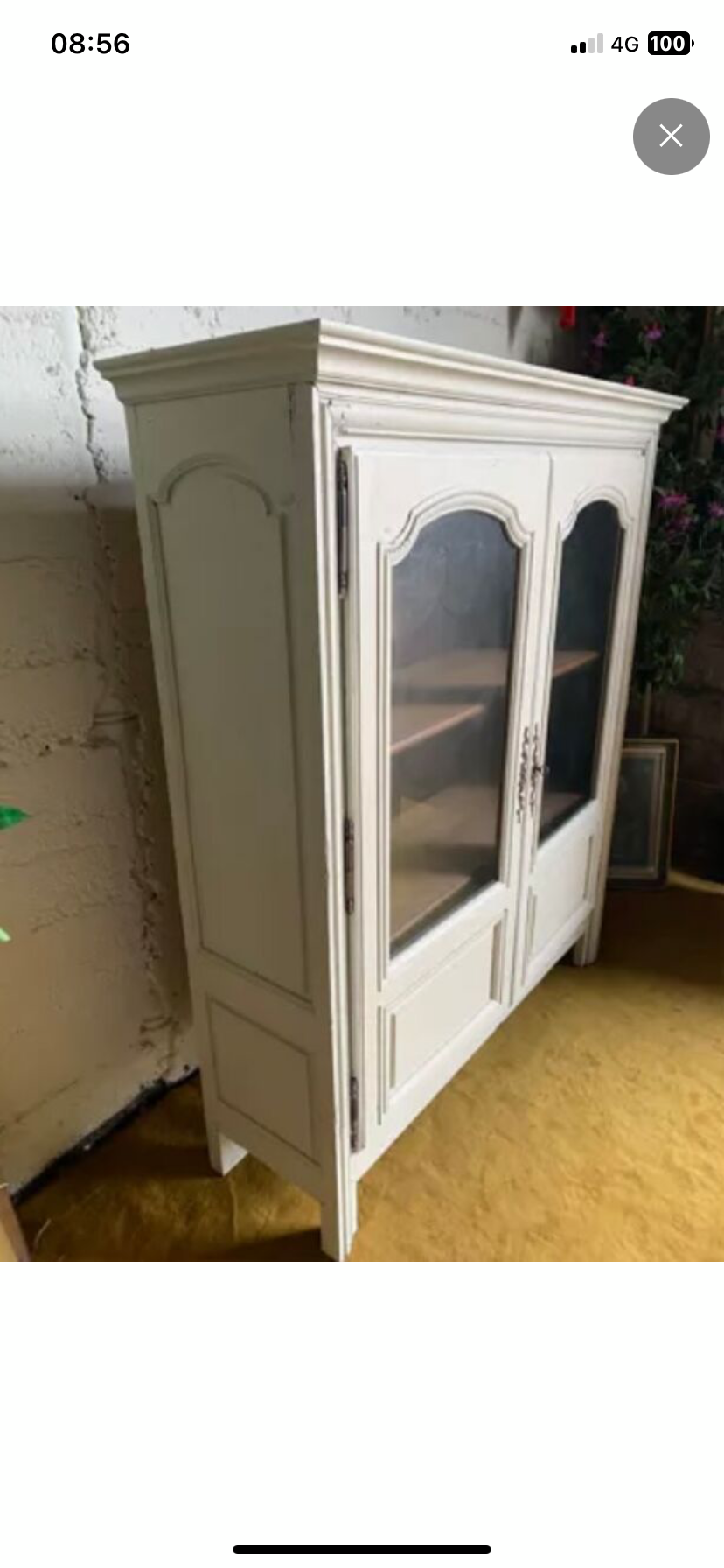19th century Parisian glazed dresser