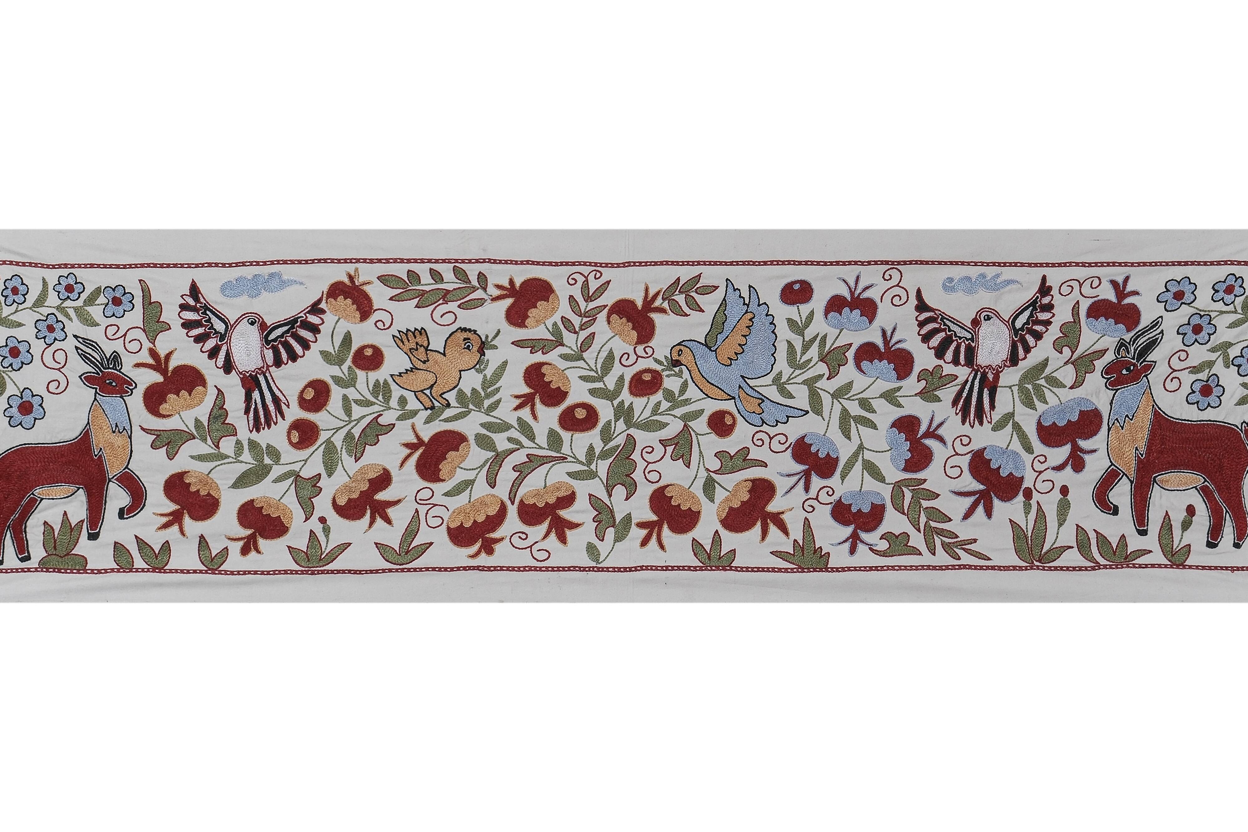 Hand knotted rug, vintage turkish rug 51x187 cm
