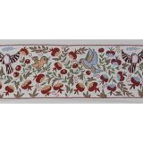 Hand knotted rug, vintage turkish rug 51x187 cm