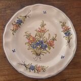 Beautiful handmade plate in Martres Tolosane earthenware - unique model
