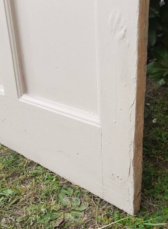 Old exterior entrance door solid H225xW86cm solid wood